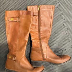 Franco Sarto Brown Leather Boots